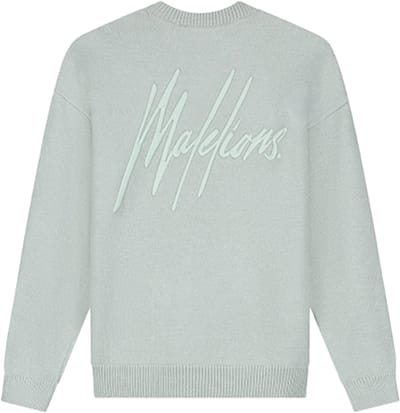 Malelions Oversized Knitted Signature Sweater