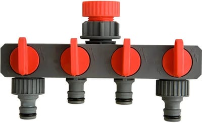 Polet Kraanstuk 4 uitgangen - 3/4-1 - Rood/Zwart