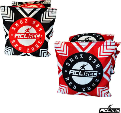 Wicked Wood Games RED ZONE Cornhole Bags - 2x4 ACL Licensed zakjes - 400gr