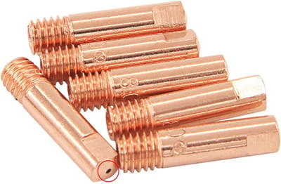 10 stuks lasmondstukken 0.9 mm voor MIG/MAG lasapparaten, geschikt voor MB15 en AK15 torches