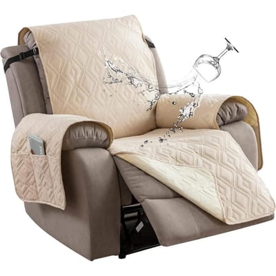 Waterdichte Fauteuilhoes Antislip Fauteuilhoezen Voor Fauteuil Met Zak Wasbare Relaxstoelhoes