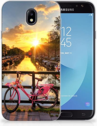 Samsung Galaxy J7 2017 | J7 Pro Siliconen Back Cover Amsterdamse Grachten