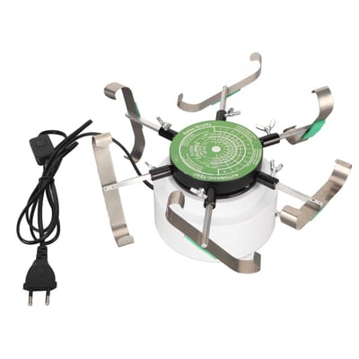 Dailygoods- Watchwinder Automatisch voor 6 Horloges - Stille Werking - Professionele Horlogereparatietool - Duurzaam Legeringsmateriaal - EU-stekker 220V - Handig en Gemakkelijk te Gebruiken - Horlogeopwinder