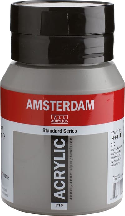 Amsterdam Standard Series Acrylverf Pot 500 ml Neutraalgrijs 710