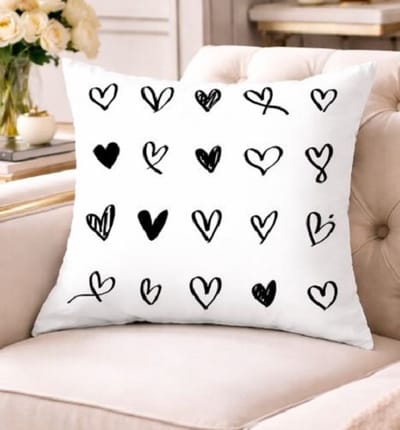 Black & White Living Collection Kussenhoes - 45 x 45 cm