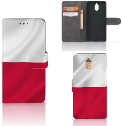 Nokia 3.1 (2018) Bookstyle Case Polen