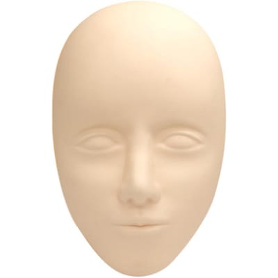 Tête d'entraînement pour tatouage du visage 5D, pratique en Silicone, maquillage Permanent, tatouage des lèvres et des sourcils Training Head Only