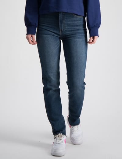 Levi's Ribcage Straight Ankle Kids Spijkerbroek - Blauw - Maat 10A (140-146)