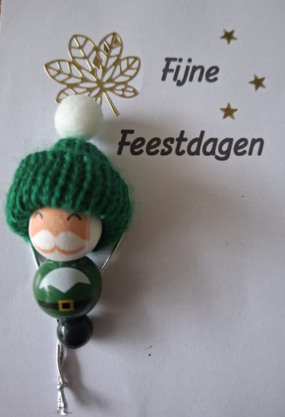 Kerstman "Mosagaat" Boomversiering