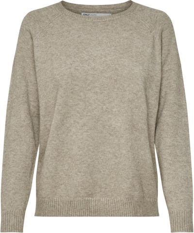 Only Trui Onllesly Kings L/s Pullover Knt Noo 15170427 Beige/w. Melange Dames Maat - S