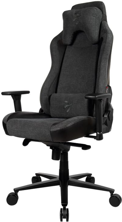 Arozzi Vernazza Vento™ Gamingstoel - Stof - Kunstleer - Donkergrijs