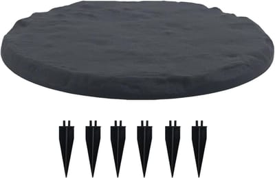 Tuin Stapstenen - Pad Decoratie - Wandelpad Aanleggen - Inclusief Grondpennen - Circa 39 cm - Niet Gespecificeerd