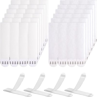 Decoratieve Plakstrips voor Foto's - 24 Paar Verwijderbare Wandstickers voor Posters en Fotolijsten, Geen Spijkers Nodig