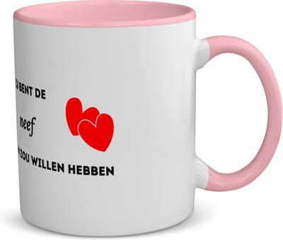 Akyol - jij bent de neef die iedereen zou willen hebben koffiemok - theemok - roze - Neef - geweldige neef - liefste neef - verjaardag - cadeau - kado - bedankje - geschenk - 350 ML inhoud