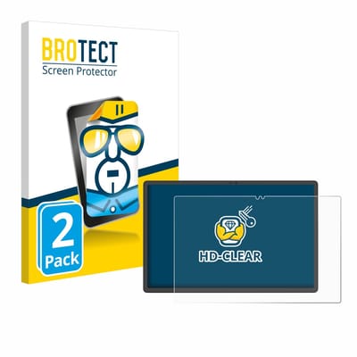 BROTECT - Screenprotector voor Mediacom Azimut 4 Pro 11.97" - Folie Beschermfolie transparant 2 Stuks