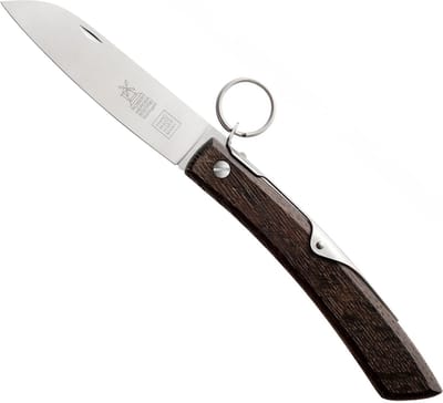 Robert Herder IBEX – Zakmes – Inklapbaar – Lemmet 100 mm – RVS – Heft Gerookt Eikenhout