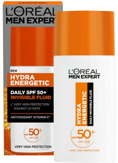 L'Oréal Men Expert Hydra Energetic Dagcrème SPF50+ - 6 x 50 ml - Voordeelverpakking