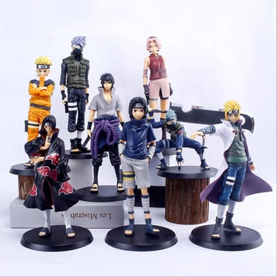 Personnage animé Naruto Uchiha Itachi Sasuke Pain Kakashi Naruto Shippuden ensemble de personnages d'action modèle jouet pour enfants cadeau