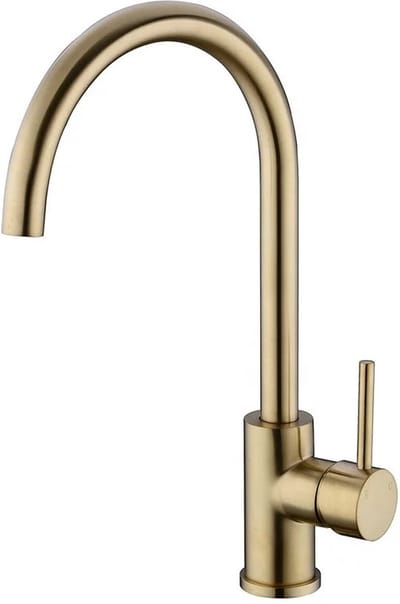 Sanitair Royal Strålning messing | goud | Keukenkraan | Design | Modern | Keukenkraan | Waterbesparend | Geborsteld