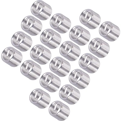 20 stuks Draadreparatie M12 x 1.75 Draadbus Inzetstuk Moer Spiraalvormige Draad Verlenging Verbruiksartikelen3D