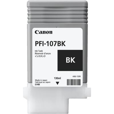 Canon Inktcartridge PFI-107 BK Origineel Enkel Zwart 6705B001