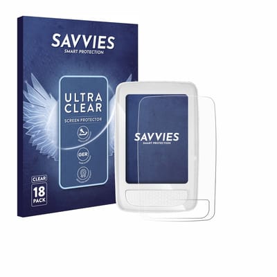 Savvies - Screenprotector voor Giant Axact 14W - Folie Beschermfolie transparant 18 Stuks
