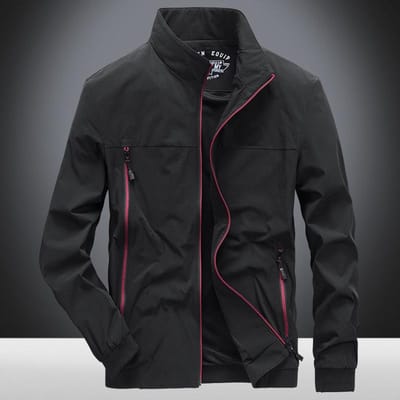 Herenjas, lente/herfst, nieuwe casual jas voor jonge mannen, werkjas voor de lente/herfst 4XL black