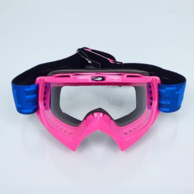 cross swaps pixel roze goggle voor supermotard enduro cross tt nieuw