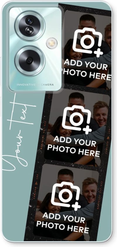 Gepersonaliseerd - Case Company® - Hoesje geschikt voor Oppo A79 hoesje - Filmrol N°1 - Soft Cover Telefoonhoesje - Bescherming aan alle Kanten en Schermrand