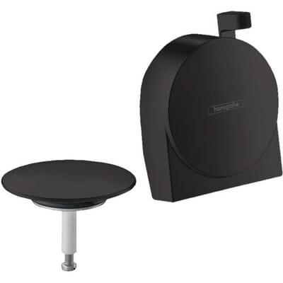 hansgrohe Exafill S afbouwdeel S badvul-, overloop- en afvoergarnituur mat zwart