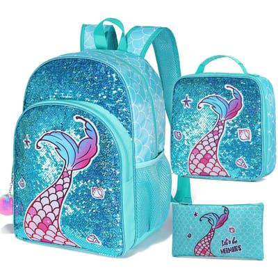 3 Pièces Sacs à Dos pour Enfants Filles Motif Licorne Dessinée Sacs d'École Sacoche pour Enfants Élève École Primaire Mochilas De Hombre