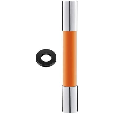 Tubes d'extension de robinet, résistants aux éclaboussures, flexibles, rotatifs à 360 degrés, rallonge d'allongement de robinet Small orange