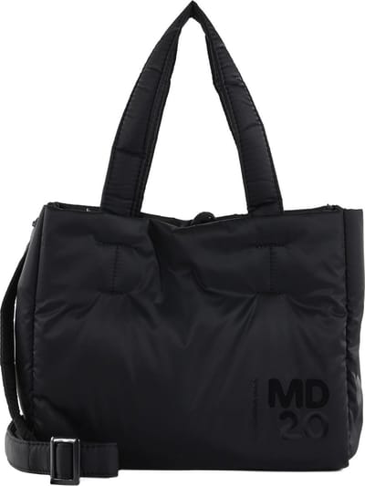 MANDARINA DUCK Schoudertas Handtas MD20 Balloon Tote Black Zwart