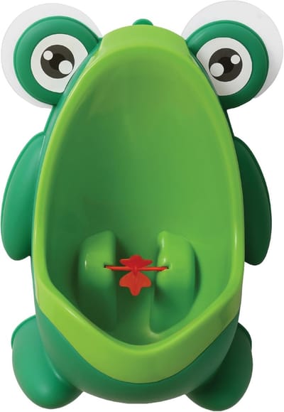 Dreambaby Pee-Pod Urinoir met draaiende doelstelling, ideale toilettrainer voor jongens, groen