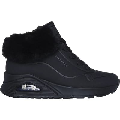 Skechers Uno Fall Air meisjes sneaker - Zwart