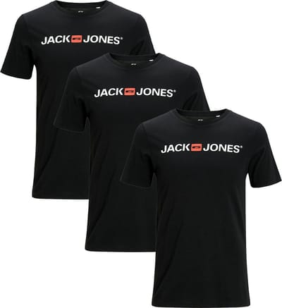 Jack & Jones Heren t-shirt 3 pack Basic