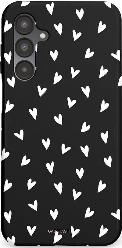 Casetastic Hoesje Geschikt voor Samsung A16 - Stijlvolle Beschermende Duo-layer Case - Stippen Hart