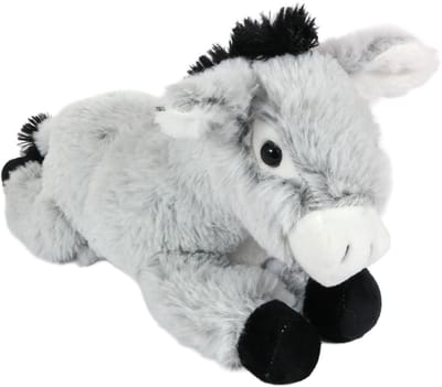 Pia Soft Toys - Pluche Knuffeldier Ezel - liggend - 22 cm