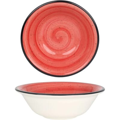 Bonna Kommetje - Aura Passion - Porselein - 16 cm (400 cc) - set van 6