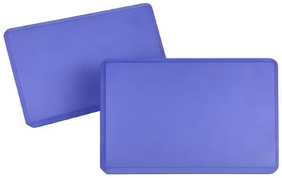 Yogablokken — 2 pack— 23 x 15,2 x 7,6 cm — Hulpstenen — Schuimstenen— hoge dichtheid — Professioneel hulpmiddel voor dans, stretchen & yoga — Verbetert balans en flexibiliteit — Geschikt voor Pilates, meditatie en andere oefeningen.