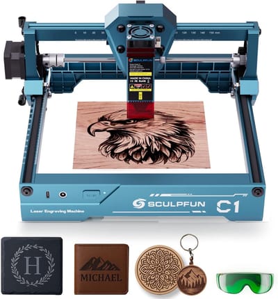 Sculpfun C1 Lasergraveermachine - 3W laservermogen - 150x130mm - Laser Graveermachine