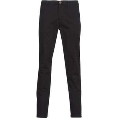 Jack & Jones zwarte heren broek   Slim Fit   5-Pocket zakken   Knoop- en ritssluiting   Regular waist Zwart 27/32