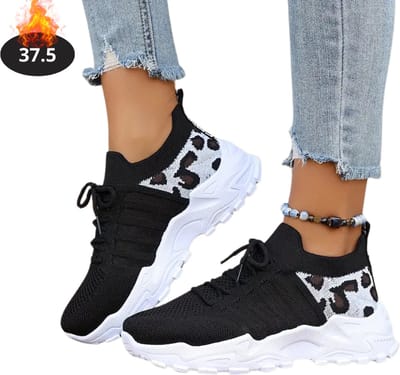 Livano Schoenen Dames - Sneakers - Comfortabel - Sportief - Casual - Volwassen - Zwart - Maat 37.5