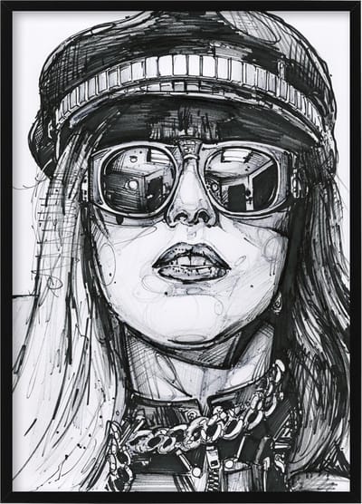 Lady Gaga 2 - canvas - 70 x 50 cm