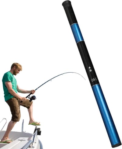 Draagbare Hengel - Reishengel Telescoop - Outdoor Vissen - Robuust Glasvezel - 1.8 Meter - Zwart
