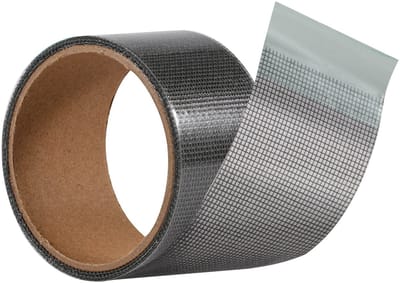 Dailygoods - Raamscherm Mesh Reparatie Tape Screen Netto Reparatie Tape Patch Kit Sterke Zelfklevende Glasvezel Covering Mesh Tape voor het repareren van venster Insect Deur Screening Scheurgaten (grijs)