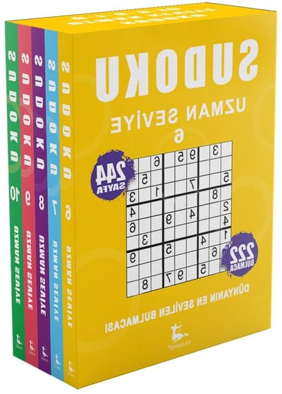 Sudoku Boeken Set - Puzzelboeken Sudoku - Hersenen Trainen - Uzman Niveau - 21 x 13.5 cm - Niet gespecificeerd