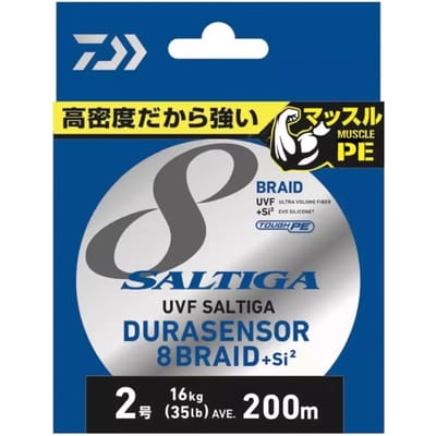 Daiwa Saltiga 8x 200 M Gevlochten Vislijn Transparant 0.140 mm