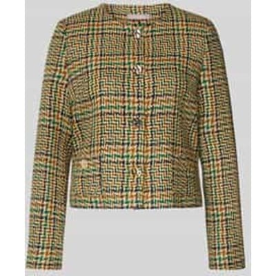 Regular fit blazer met wol
