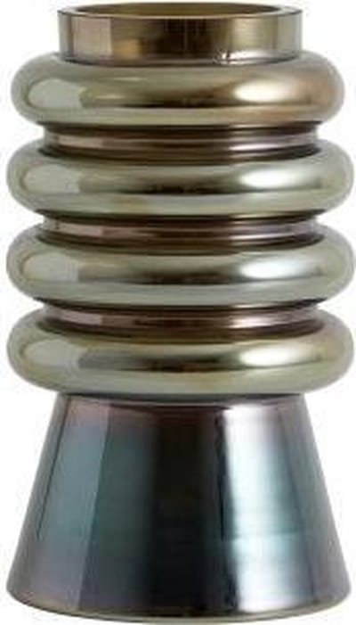 Nordal Vaas Avarua |Glas Metallic Bruin |22 x 12,5 cm
